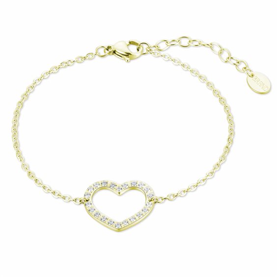 Bracciale Brand Donna Crystal love in Acciaio Cristallo 03BR040G - 03BR040G